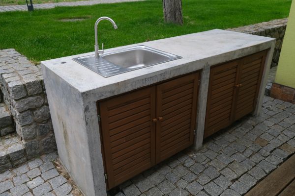 Exterior Cabinet Installation in Kaufman