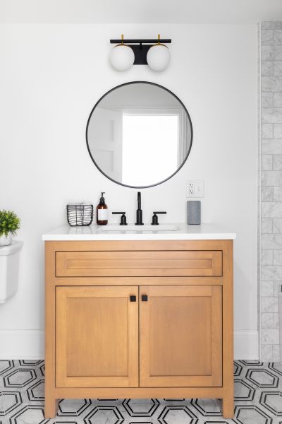 Custom Vanity Installation in Kaufman