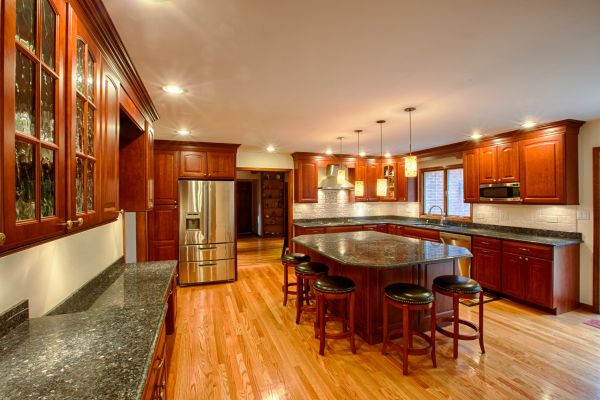 Cherry Kitchen Cabinet Repair in Kaufman